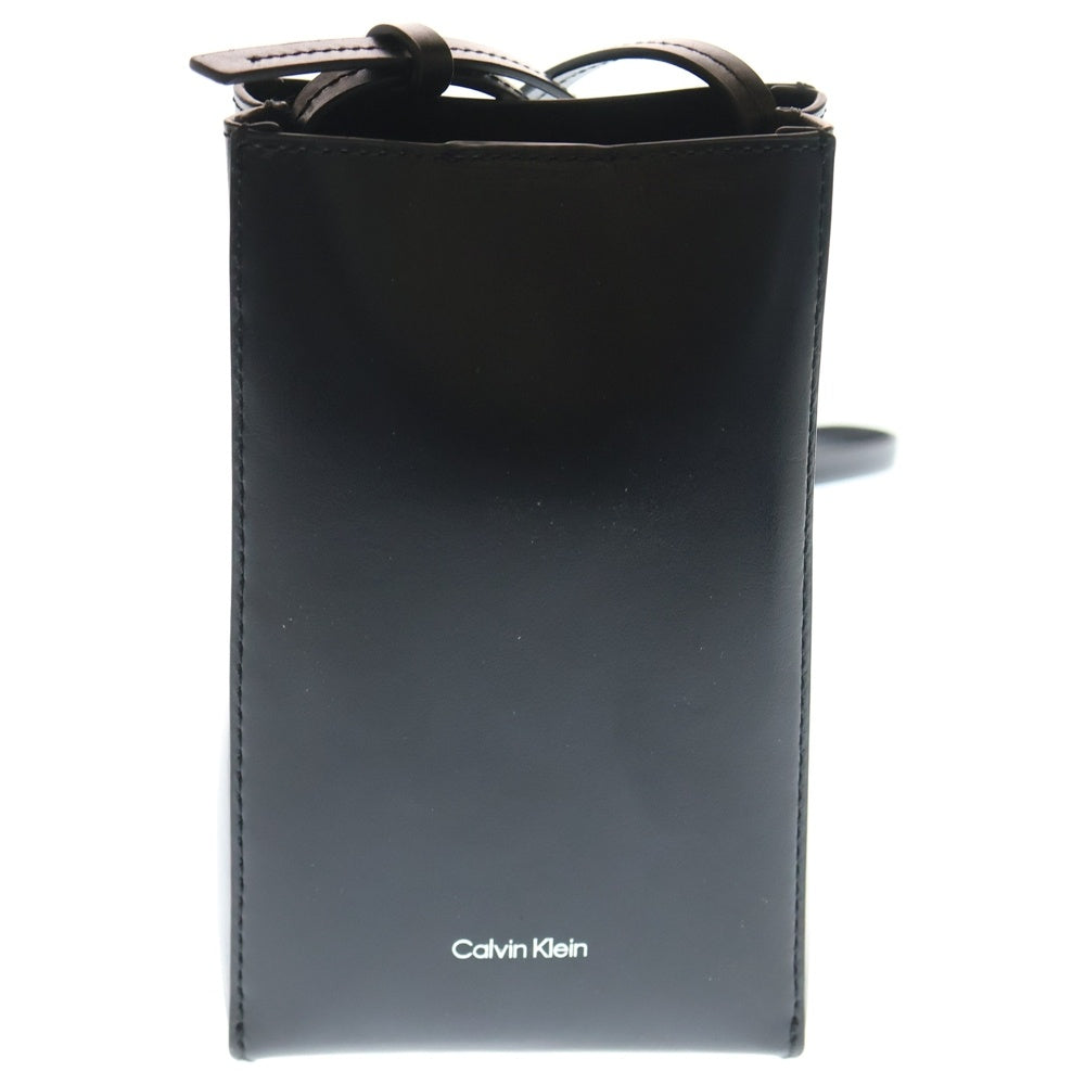 Calvin Klein(カルバンクライン) Line Mini Crossbody Bag ラインミニクロスボディバッグ ブラック レディース