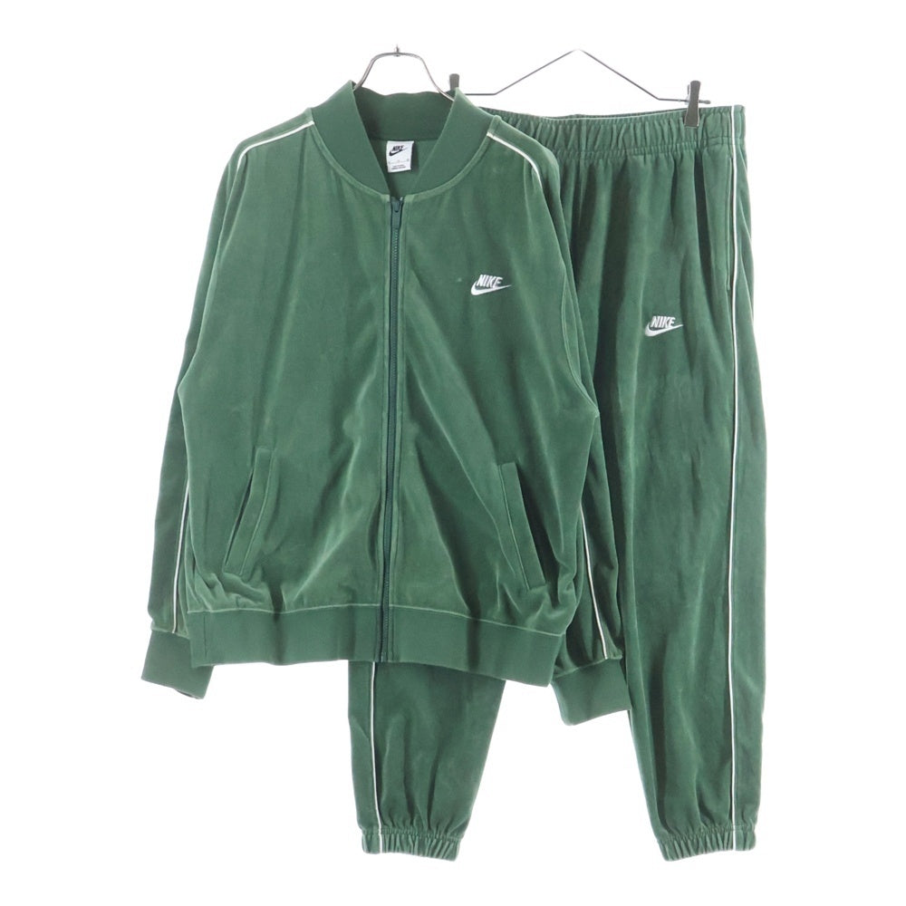 NIKE(ナイキ) CLUB VELOUR JACKET クラブベロアジャケット セットアップ グリーン FB82132-323