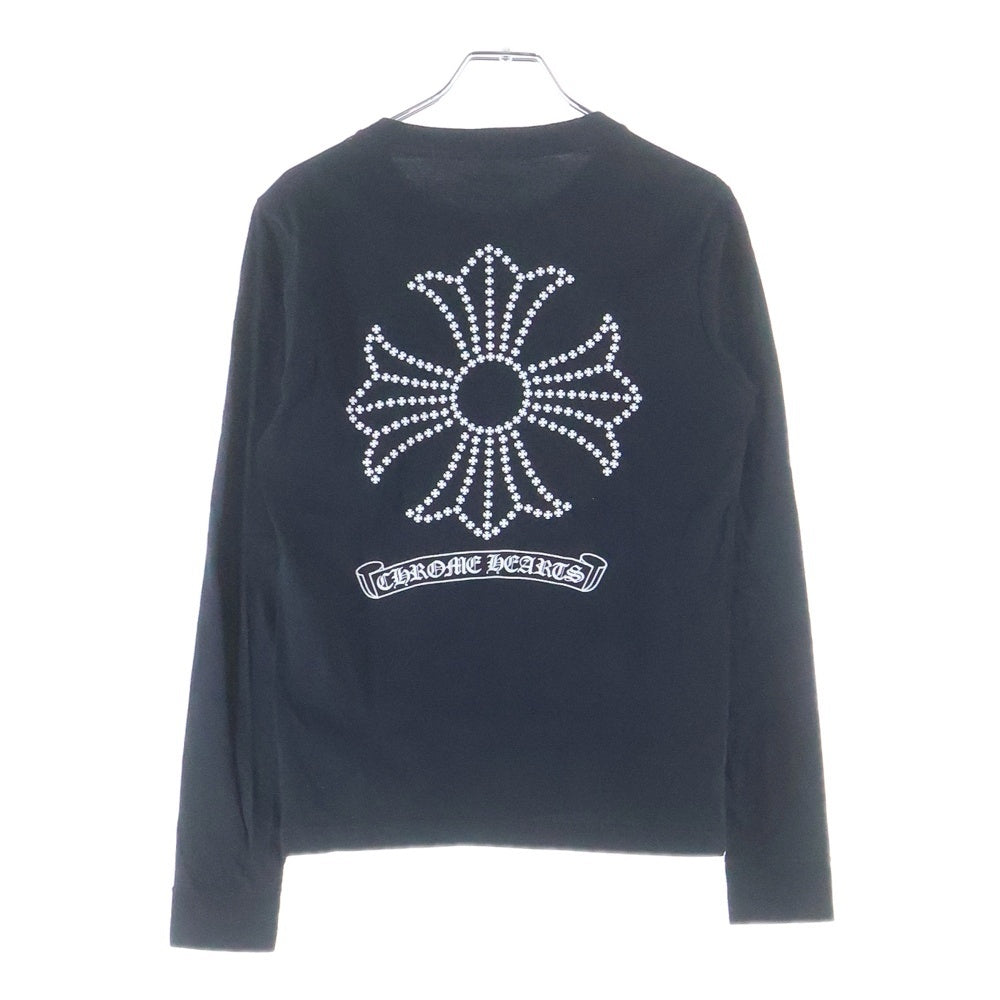 CHROME HEARTS(クロムハーツ) CHプラス ホースシュープリント 長袖Tシャツ ブラック レディース