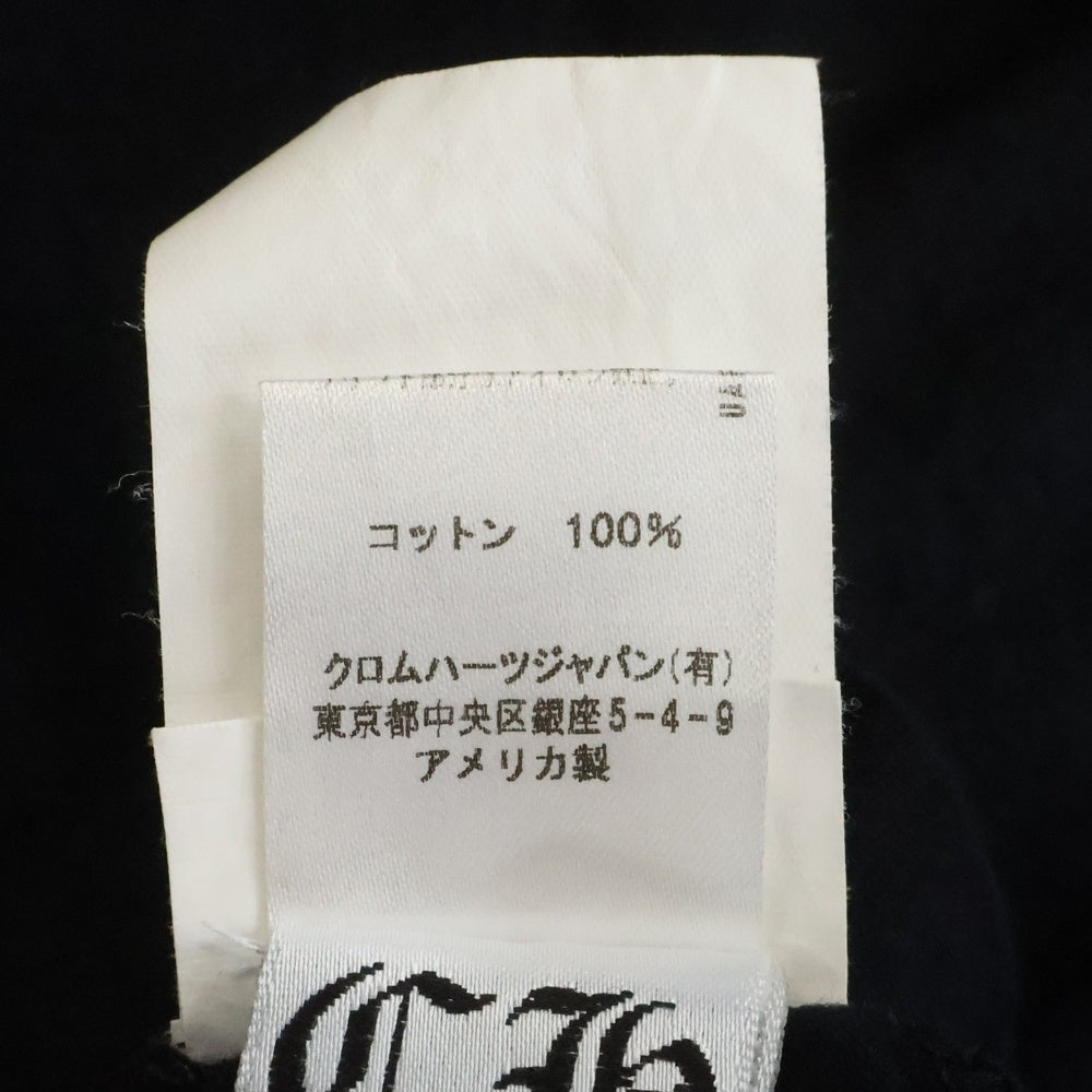 CHROME HEARTS(クロムハーツ) CHプラス ホースシュープリント 長袖Tシャツ ブラック レディース