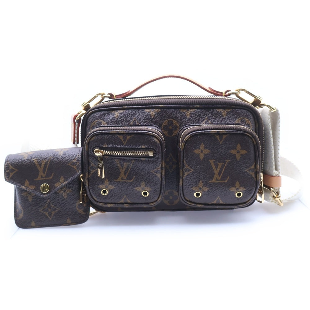 LOUIS VUITTON(ルイヴィトン) モノグラム ユーティリティ クロスボディ 2WAYショルダーバッグ M80446 ブラウン レディース