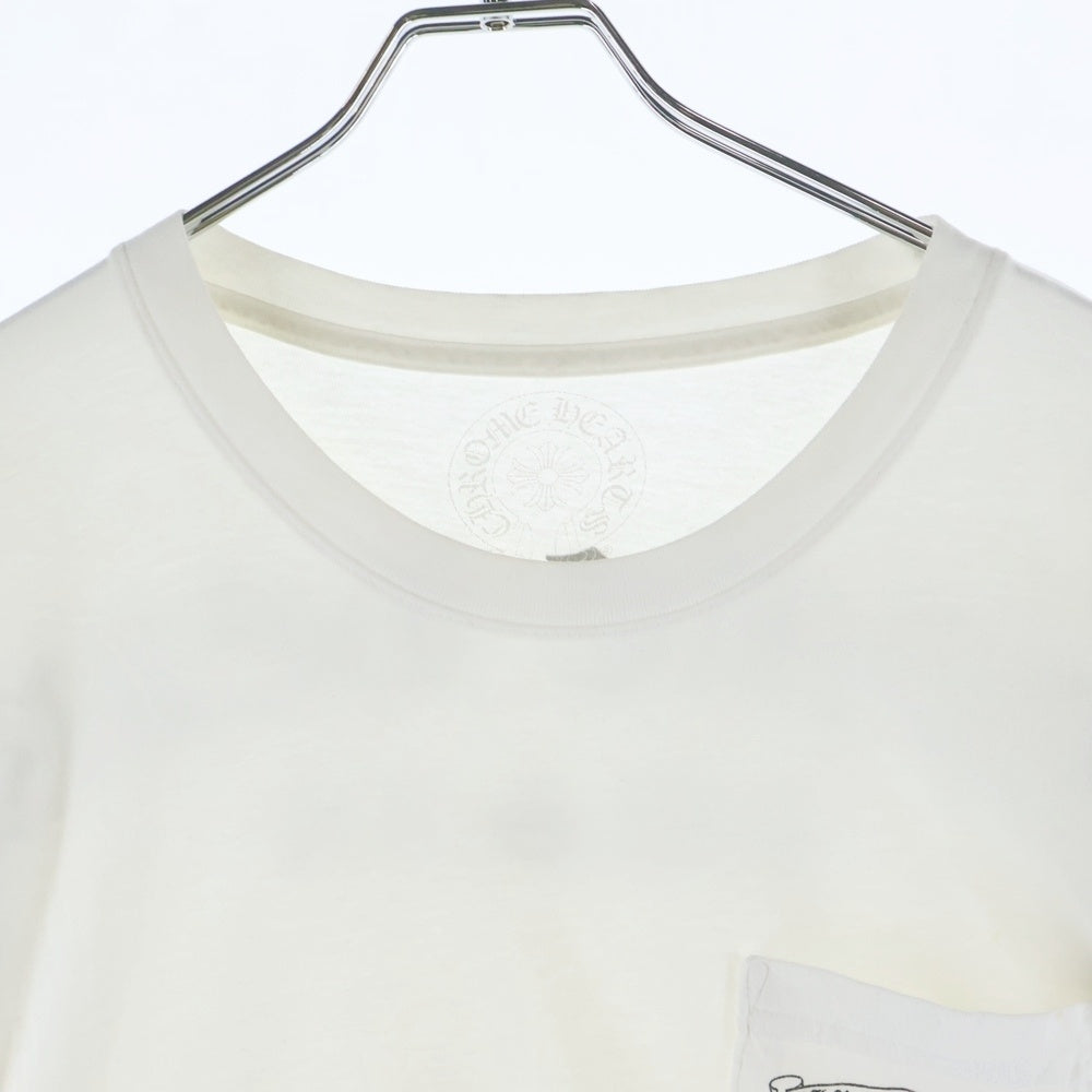 CHROME HEARTS(クロムハーツ) USA Print L/S Tee USAプリント アーチロゴ長袖Tシャツ ホワイト