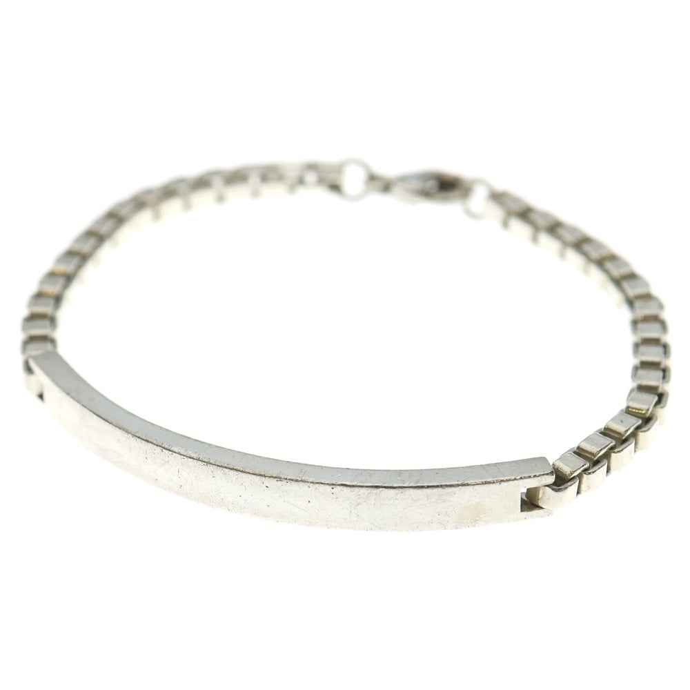TIFFANY & Co.(ティファニー) Venetian Link ID Bracelet ベネチアン リンク IDブレスレット シルバー レディース