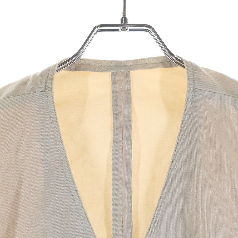 LARDINI(ラルディーニ) ボタン付き ジレベスト 綿 ポリウレタン ベージュ JK77028-72