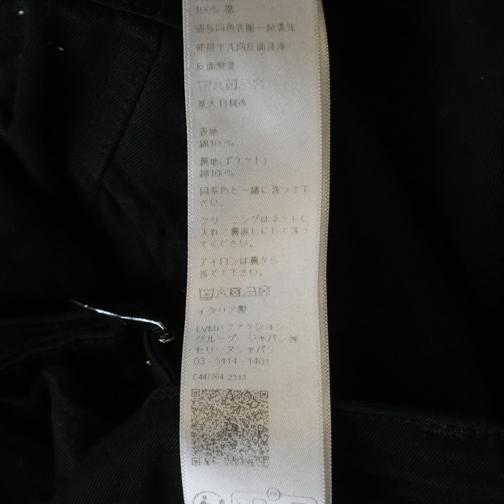 CELINE(セリーヌ) Hedi Period Cotton Short 2Z383403E ストラップ ショートパンツ ブラック