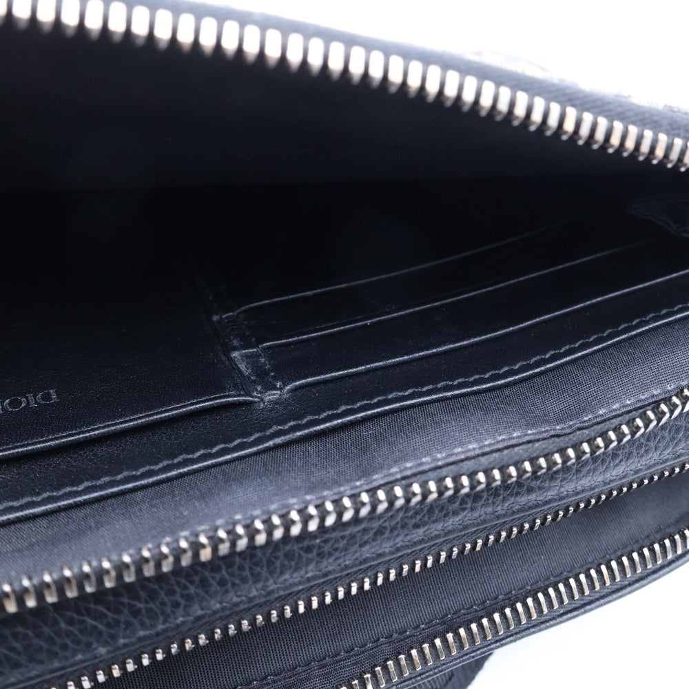 DIOR(ディオール) Oblique Shoulder Bag 2OBBC119YSE オブリーク キャンバスショルダーバッグ グレー レディース