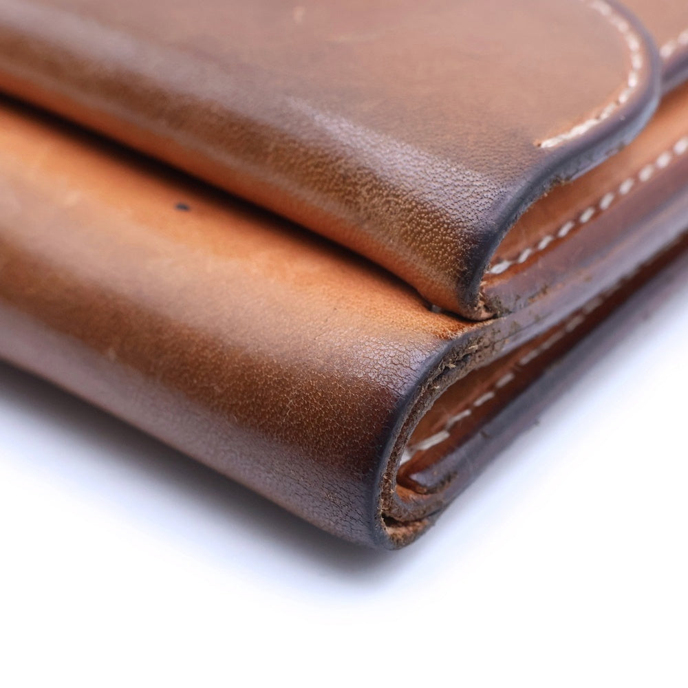 goro's(ゴローズ) 二つ折り財布 サドル レザーウォレット ベージュ