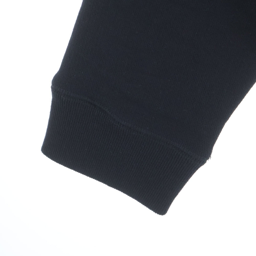 CHROME HEARTS(クロムハーツ) Y NOT Cemetery Cross Applique Embroidery Sweatshirt ワイノット セメタリークロス アップリケ刺繍 スウェットトレーナー ブラック