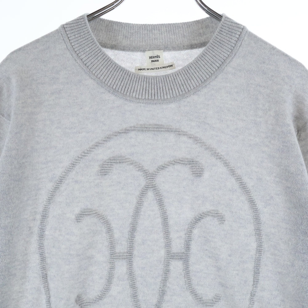 HERMES(エルメス) Hリフト カシミヤ ロングスリーブニット セーター