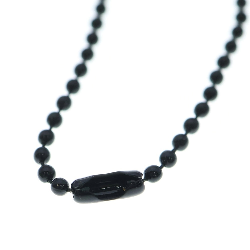 CHROME HEARTS(クロムハーツ) RUBBER PADLOCK FLERKNEE SLCN パドロック フレアニー ラバーネックレス シリコン ブラック
