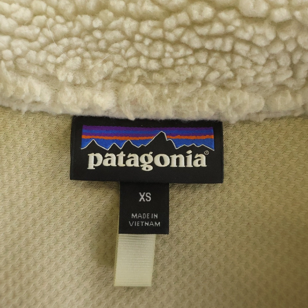 PATAGONIA(パタゴニア) 17AW W's CLASSIC RETRO-X VEST クラシック レトロエックス ハイネック ジップアップ ボアベスト ベージュ/カーキ STY23083 レディース