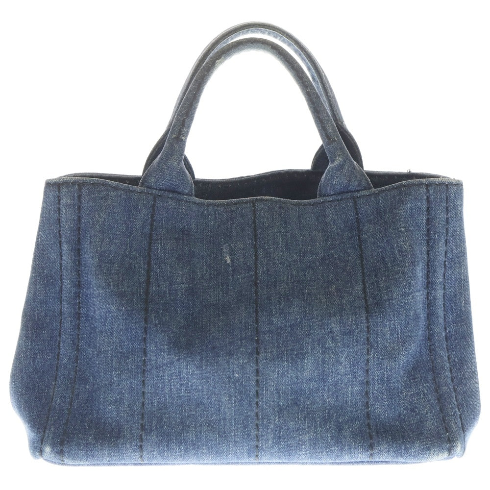 PRADA(プラダ) カナパ ミニ ハンドバッグ トートバッグ デニム