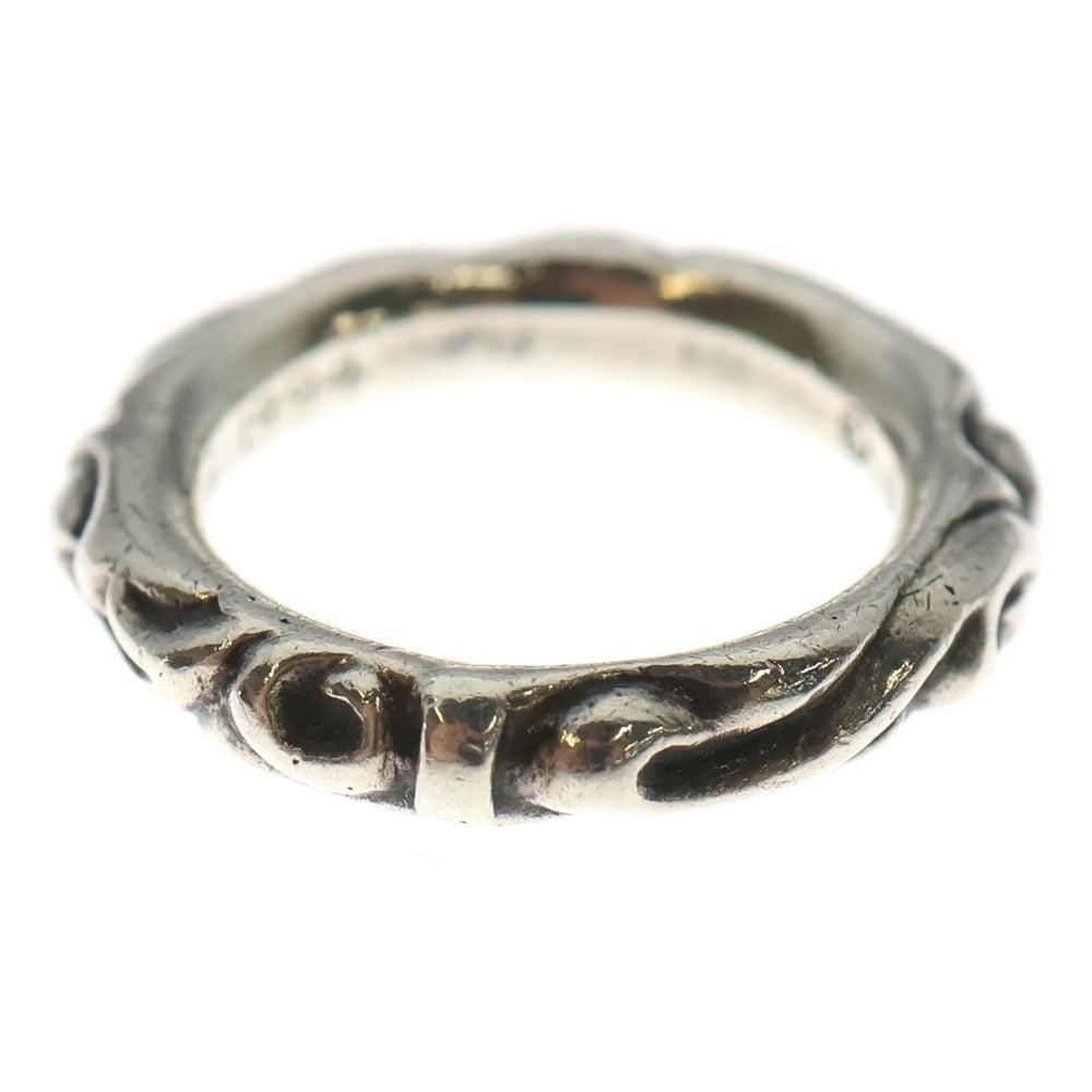 CHROME HEARTS(クロムハーツ) SCRL BAND スクロールバンド リング シルバー BCA351