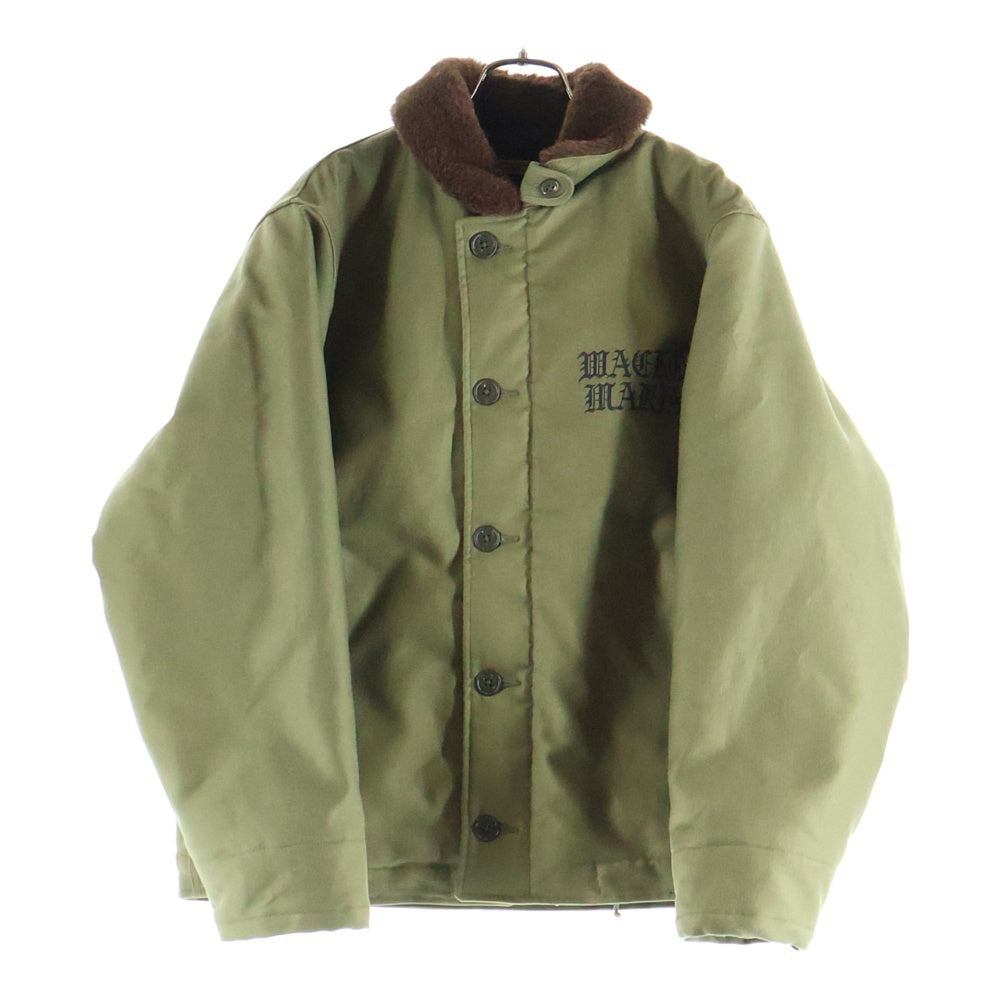 WACKO MARIA(ワコマリア) 25AW ALPACA BOA N-1 DECK JACKET 25FW-WMO-ML07 アルパカ ボアデックジャケット カーキ