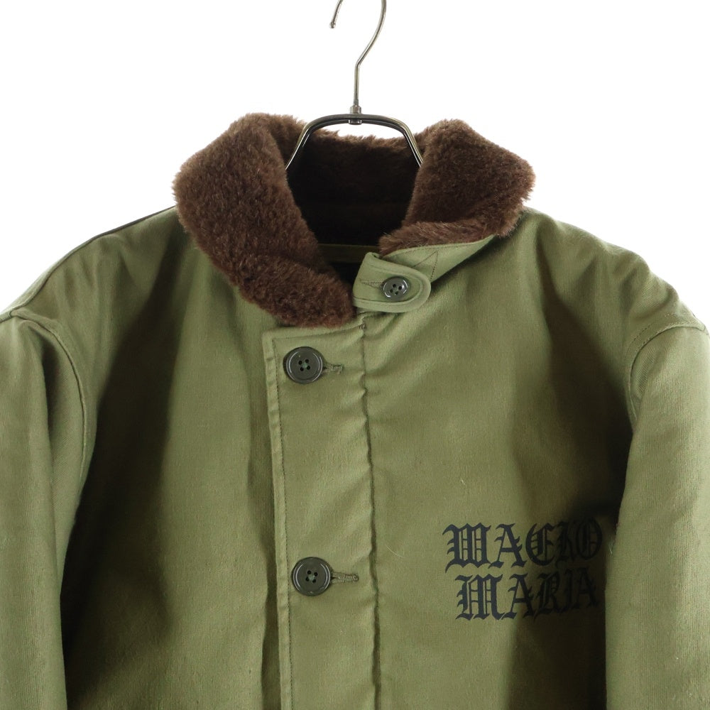 WACKO MARIA(ワコマリア) 25AW ALPACA BOA N-1 DECK JACKET 25FW-WMO-ML07 アルパカ ボアデックジャケット カーキ