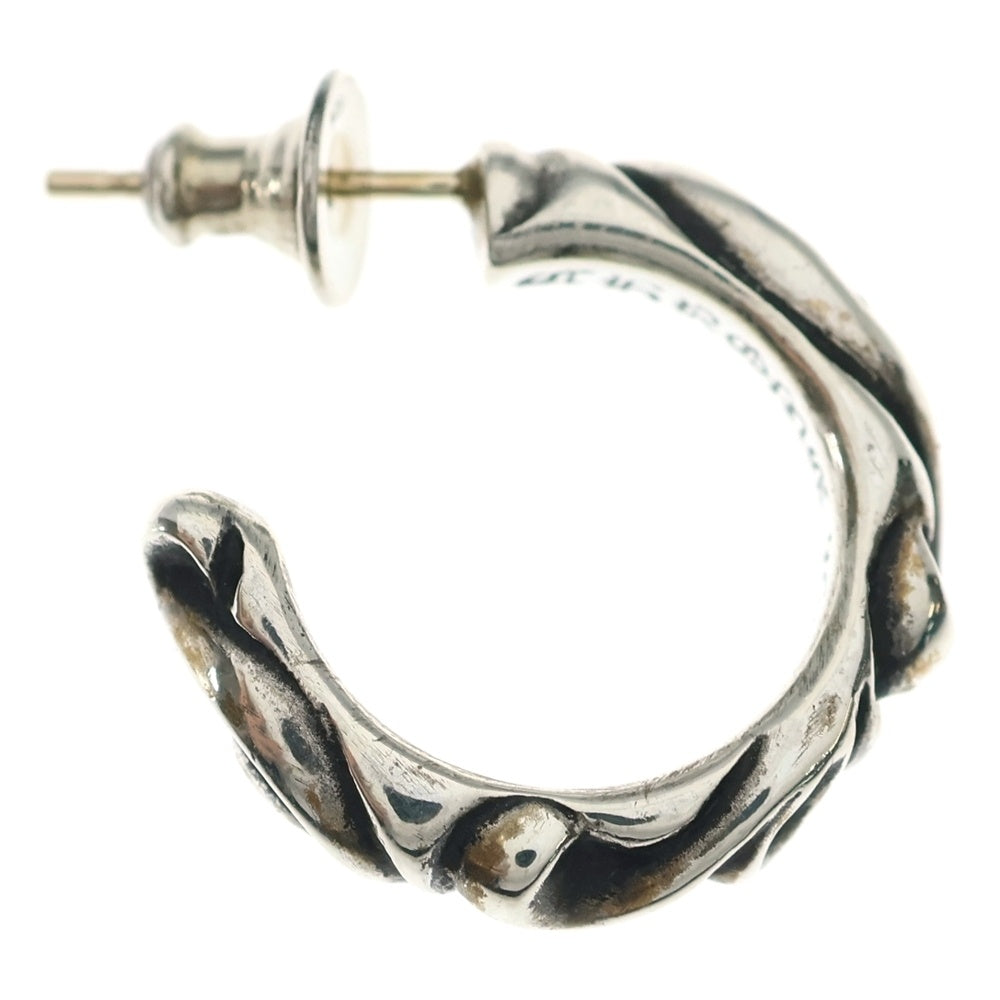 CHROME HEARTS(クロムハーツ) HOOP SCROOL スクロール フープピアス シルバー BCA102