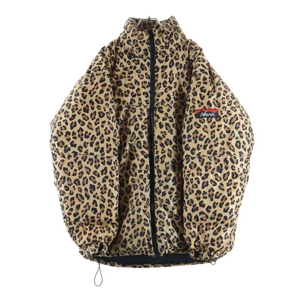 WACKO MARIA(ワコマリア) LEOPARD DOWN JACKET レオパードダウンジャケット ベージュ