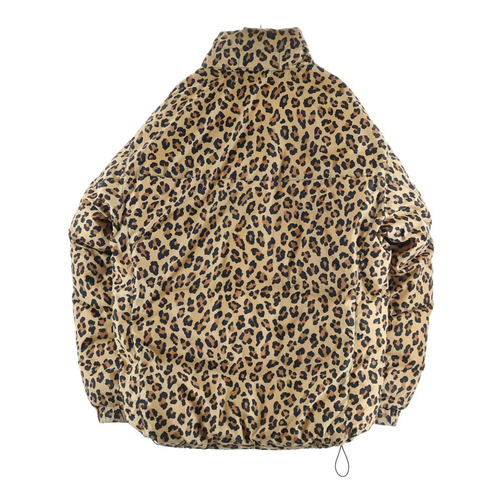 WACKO MARIA(ワコマリア) LEOPARD DOWN JACKET レオパードダウンジャケット ベージュ