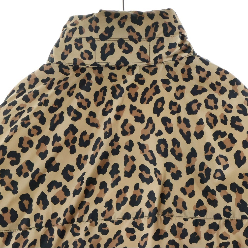 WACKO MARIA(ワコマリア) LEOPARD DOWN JACKET レオパードダウンジャケット ベージュ
