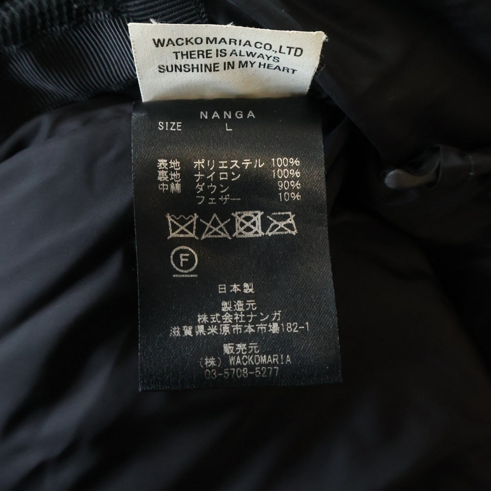 WACKO MARIA(ワコマリア) LEOPARD DOWN JACKET レオパードダウンジャケット ベージュ