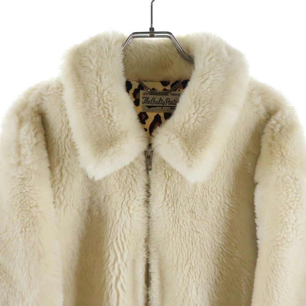 WACKO MARIA(ワコマリア) 21AW FUR ZIP JACKET ファージップジャケット ホワイト