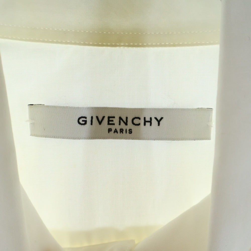 GIVENCHY(ジバンシィ) バックロゴプリント長袖シャツ BM60GU109F ホワイト