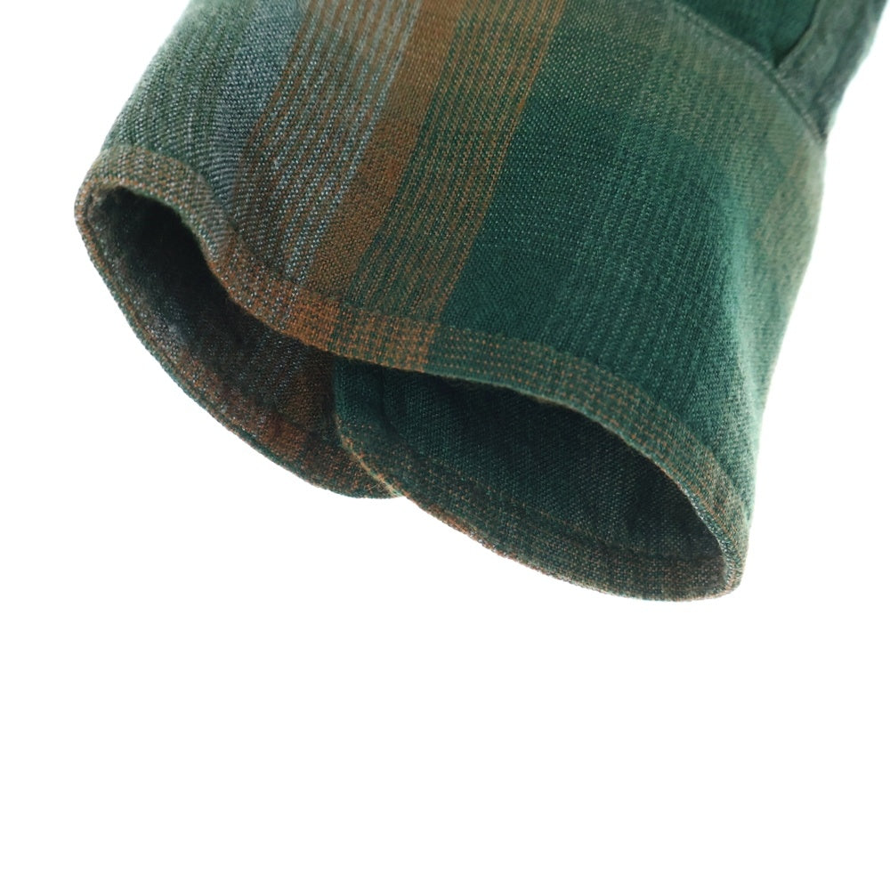 WACKO MARIA(ワコマリア) OMBRE CHECK OPEN COLLAR SHIRT オンブレチェックオープンカラーシャツ マルチカラー