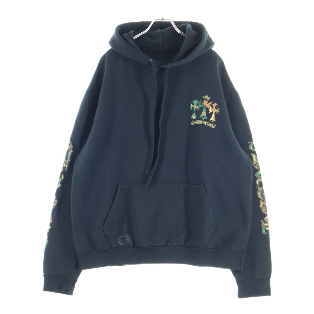 CHROME HEARTS(クロムハーツ) Camo Horseshoe Pullover Hoodie カモホースシュープルオーバーフーディー スウェットパーカー ブラック/カモ