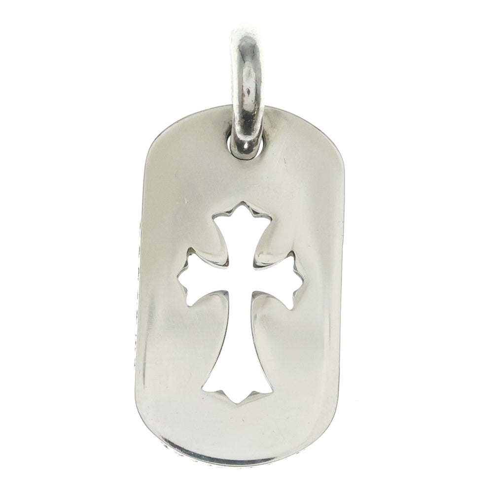 CHROME HEARTS(クロムハーツ) D TAG SML CO CRS カットアウトクロスドッグタグ スモール ペンダントトップ シルバー BCA242