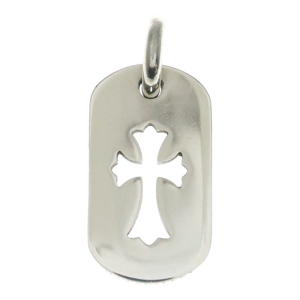 CHROME HEARTS(クロムハーツ) D TAG SML CO CRS カットアウトクロスドッグタグ スモール ペンダントトップ シルバー BCA242