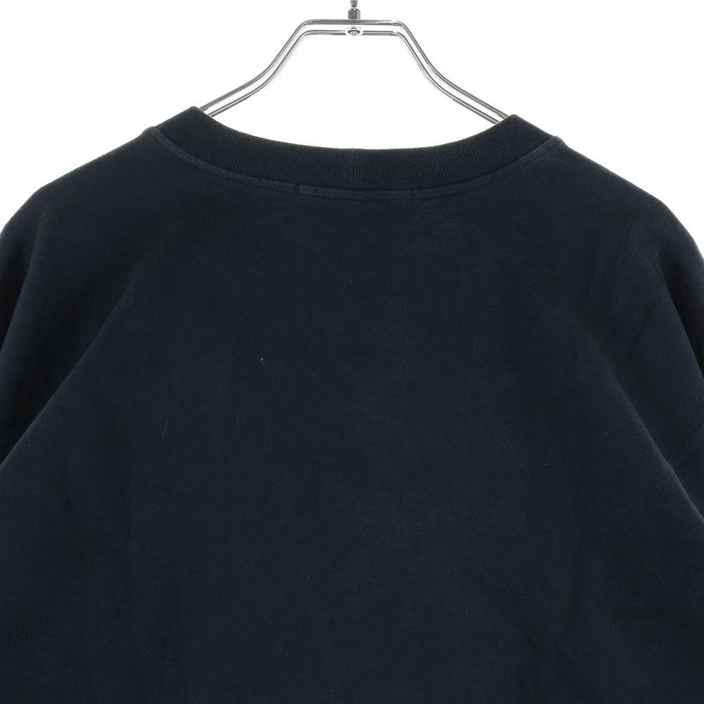 STONE ISLAND(ストーンアイランド) コンパスパッチ クルーネック ロングスリーブカットソー 長袖Tシャツ ブラック 771563750