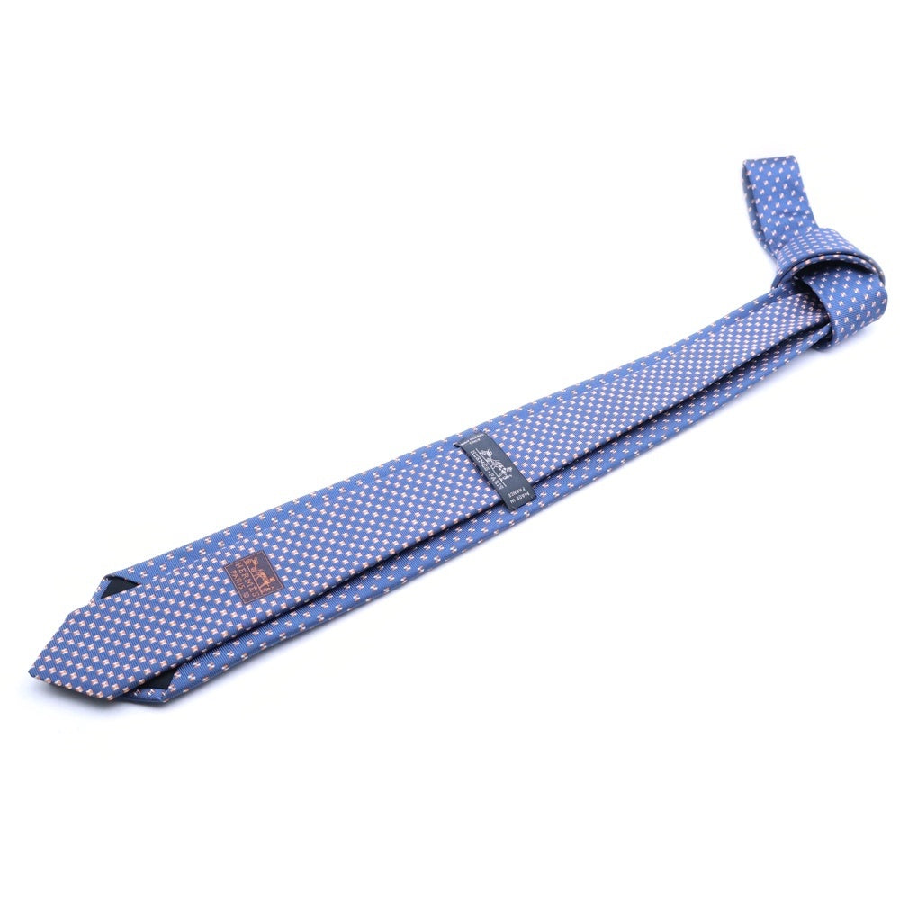 HERMES(エルメス) H Nedor Twillbi シルクネクタイ 339352T ネイビー