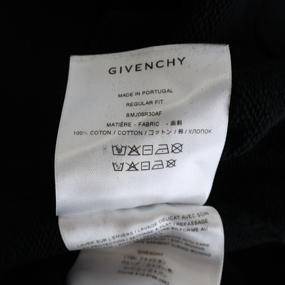 GIVENCHY(ジバンシィ) メタリックロゴスウェットパーカー BMJ06R30AF ブラック