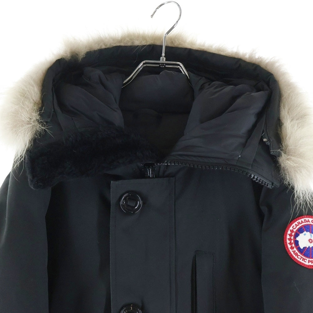 CANADA GOOSE(カナダグース) JASPER PARKA ジャスパー パーカ ダブルポケット ジップアップ ファー付きダウンジャケット ブラック 3438JM
