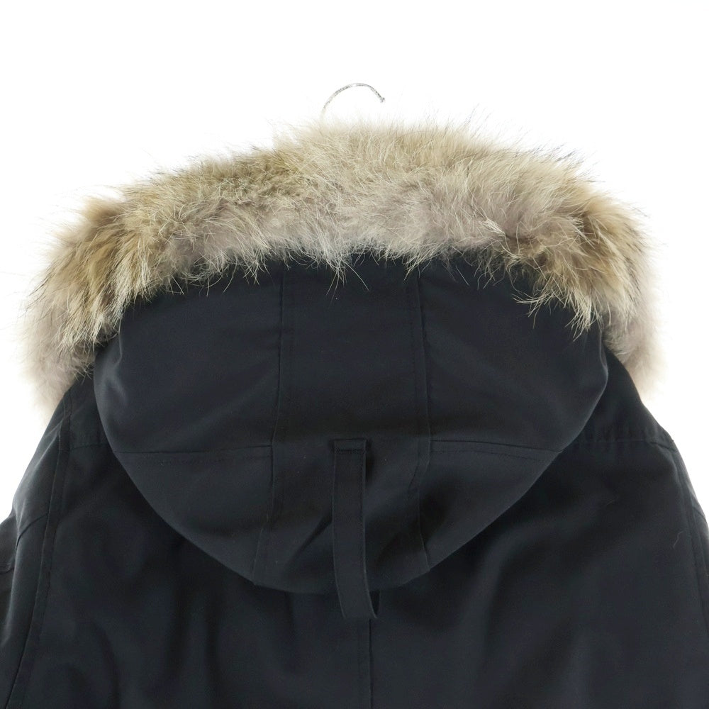 CANADA GOOSE(カナダグース) JASPER PARKA ジャスパー パーカ ダブルポケット ジップアップ ファー付きダウンジャケット ブラック 3438JM