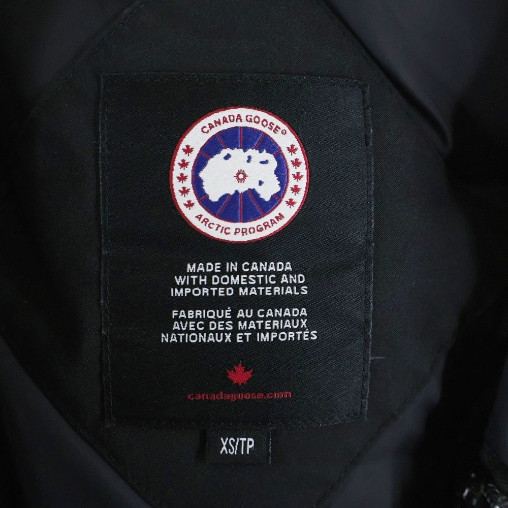 CANADA GOOSE(カナダグース) JASPER PARKA ジャスパー パーカ ダブルポケット ジップアップ ファー付きダウンジャケット ブラック 3438JM