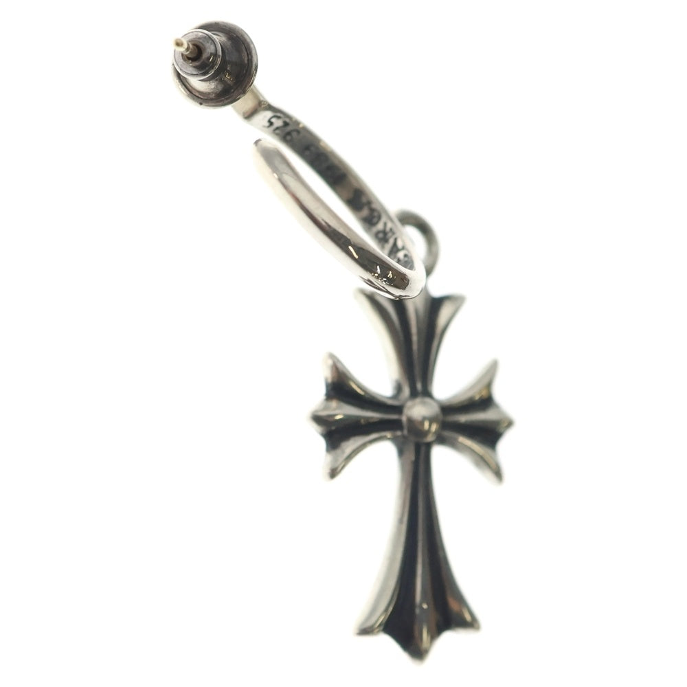 CHROME HEARTS(クロムハーツ) TINY CH CROSS タイニーCHクロス フープピアス シルバー BCA115