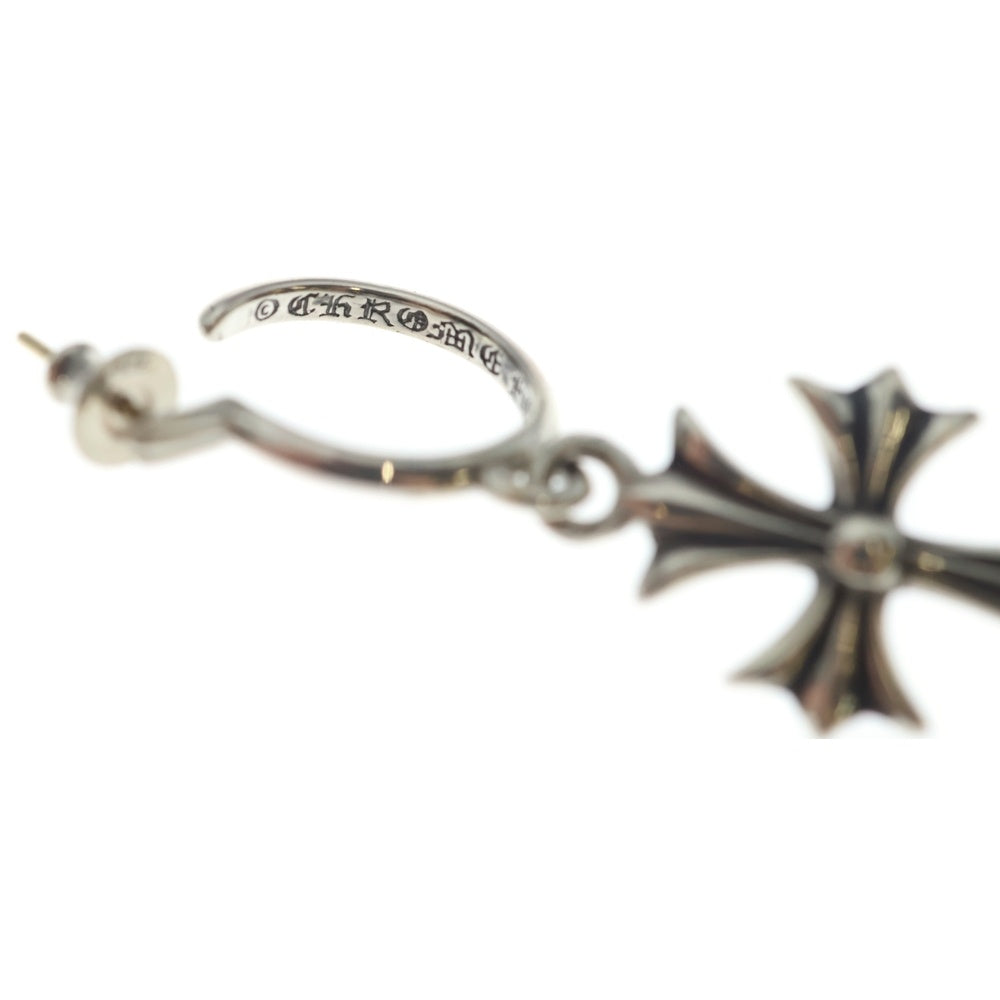 CHROME HEARTS(クロムハーツ) TINY CH CROSS タイニーCHクロス フープピアス シルバー BCA115