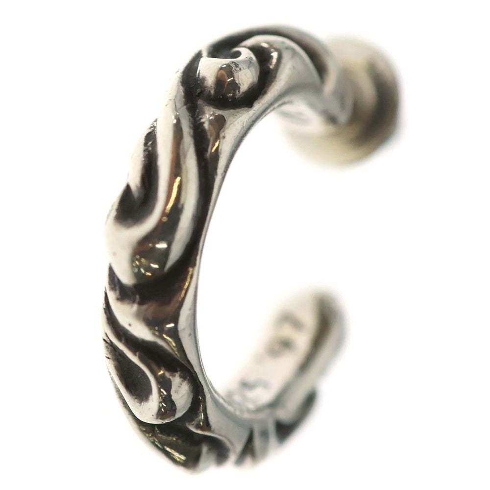 CHROME HEARTS(クロムハーツ) TNY HOOP SCRL タイニースクロールフープ シルバーピアス シルバー