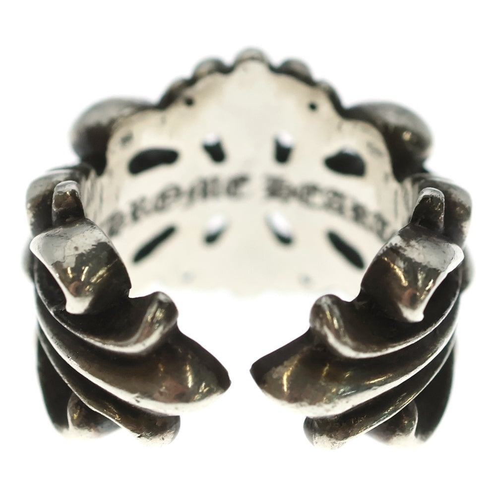 CHROME HEARTS(クロムハーツ) DBL FLRL CRS ダブルフローラルクロス リング シルバー BCA390
