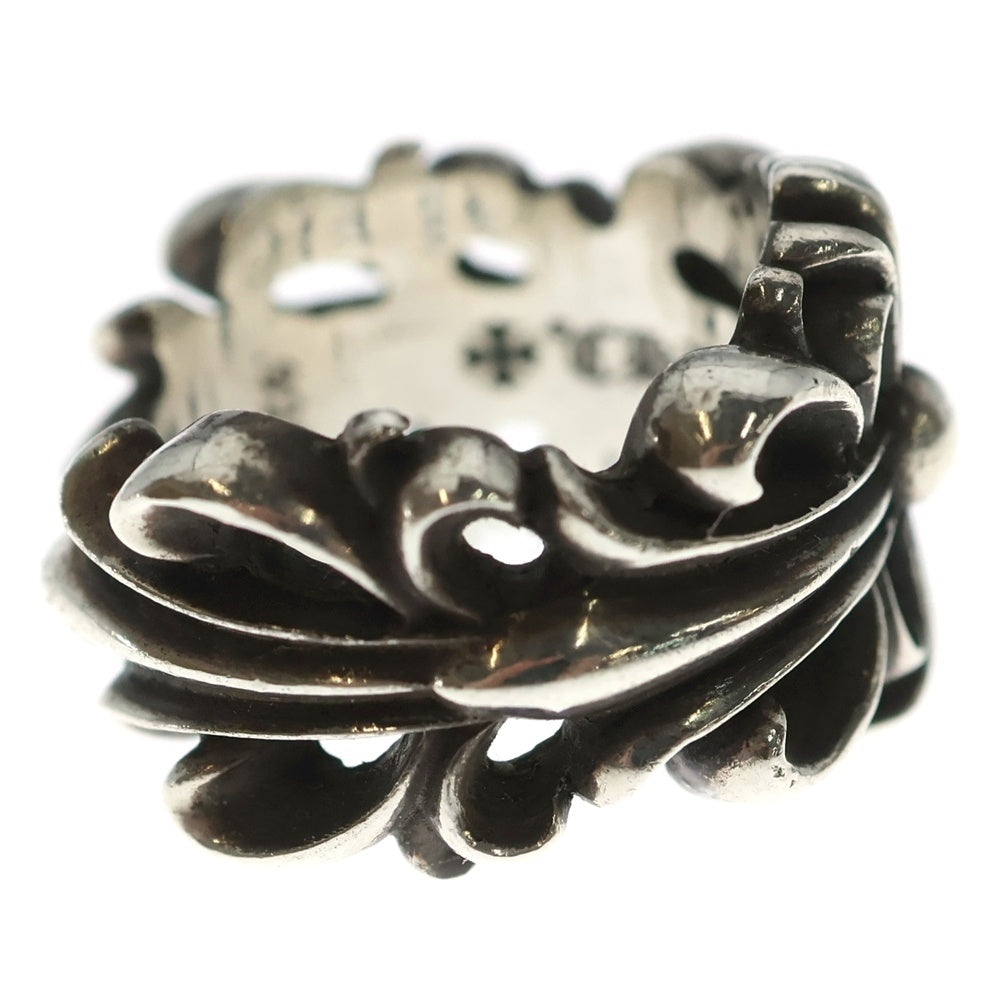 CHROME HEARTS(クロムハーツ) DBL FLRL CRS ダブルフローラルクロス リング シルバー BCA390