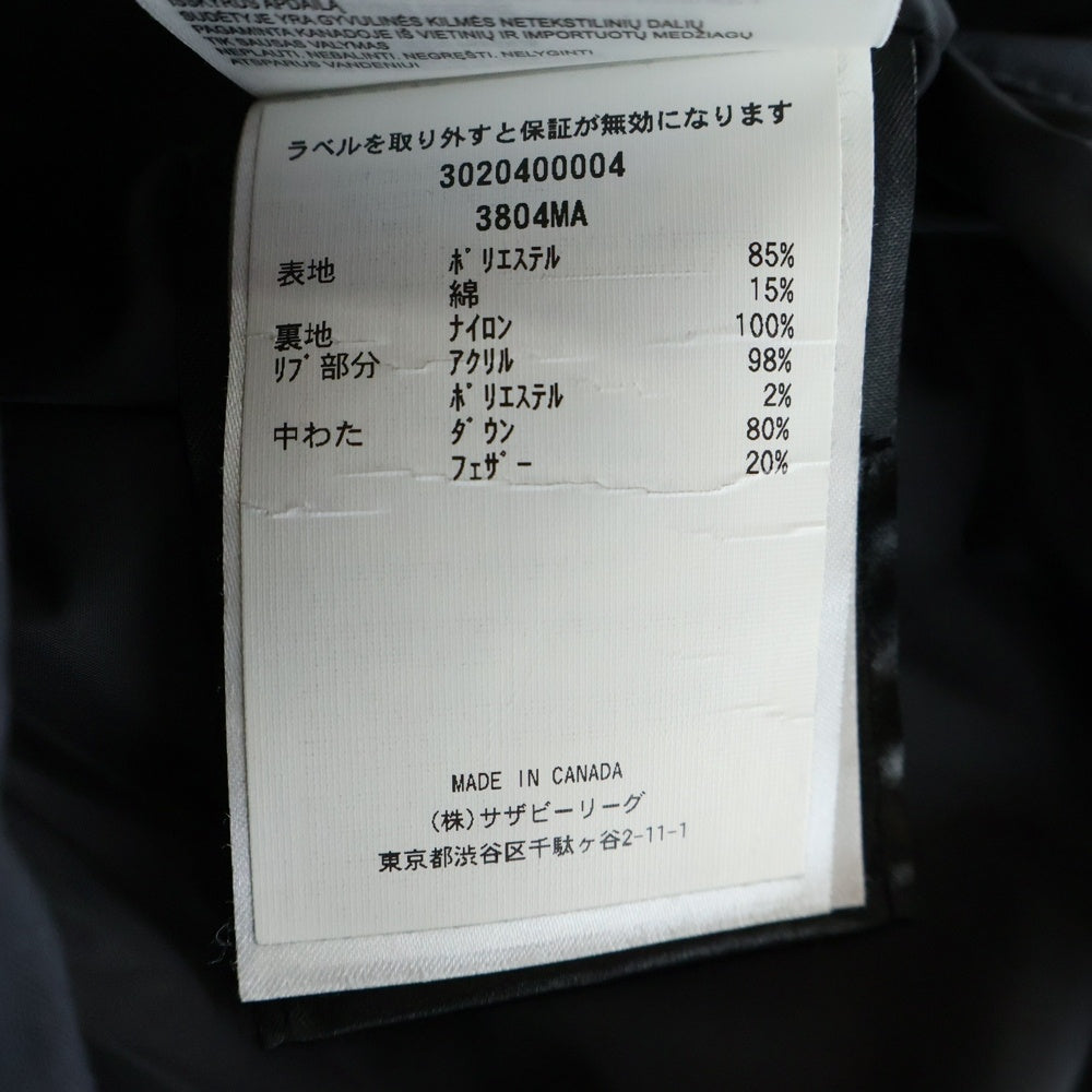 CANADA GOOSE(カナダグース) MACMILLAN PARKA マクミランパーカ フーデッド ダウンジャケット ブラック 3804MA