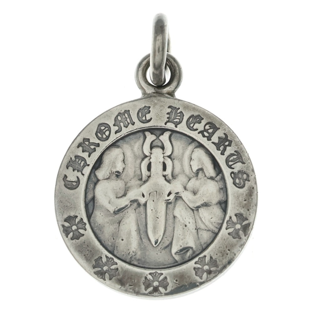 CHROME HEARTS(クロムハーツ) CHRM ANGL MDL V2 エンジェルメダルチャーム ペンダントトップ シルバーBCA229