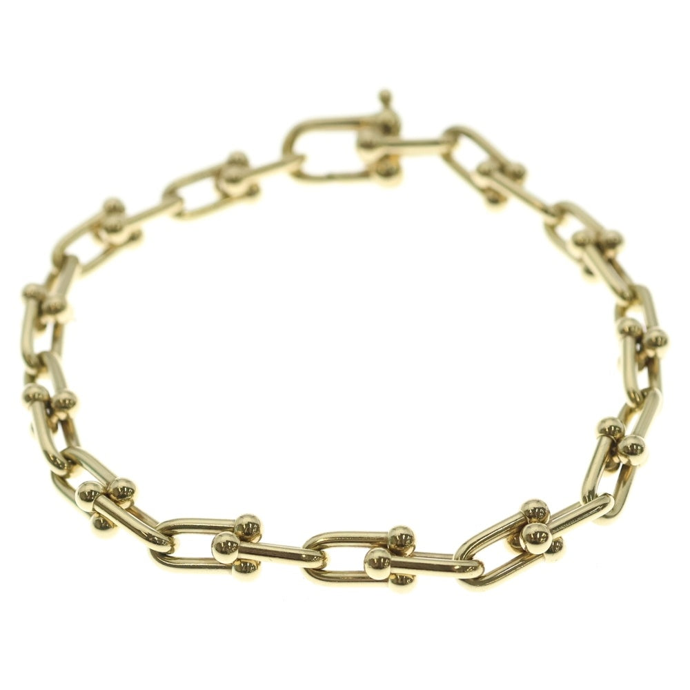 TIFFANY & Co.(ティファニー) K18YG Hard Wear Small Link Bracelet ハードウェアスモールリンクブレスレット イエローゴールド レディース