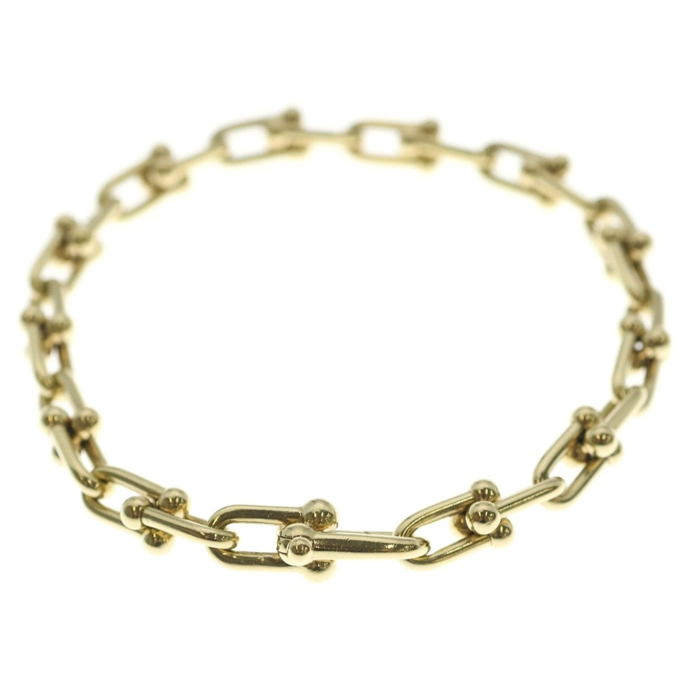 TIFFANY & Co.(ティファニー) K18YG Hard Wear Small Link Bracelet ハードウェアスモールリンクブレスレット イエローゴールド レディース
