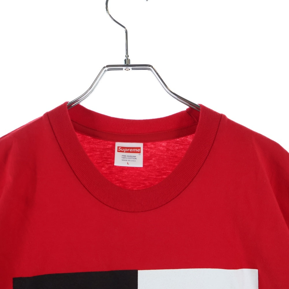 SUPREME(シュプリーム) 17AW Scarface Split Tee スカーフェイス スプリット フロントプリント半袖Tシャツ レッド