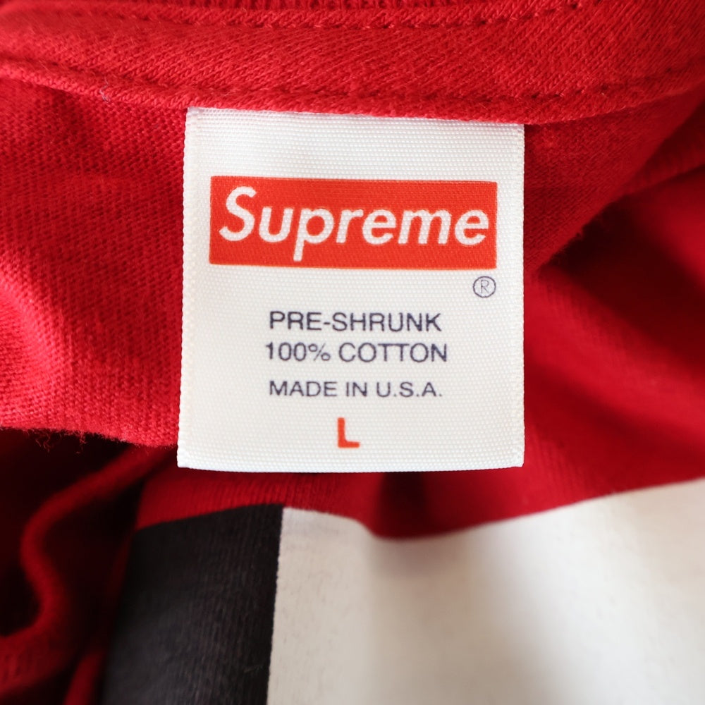 SUPREME(シュプリーム) 17AW Scarface Split Tee スカーフェイス スプリット フロントプリント半袖Tシャツ レッド