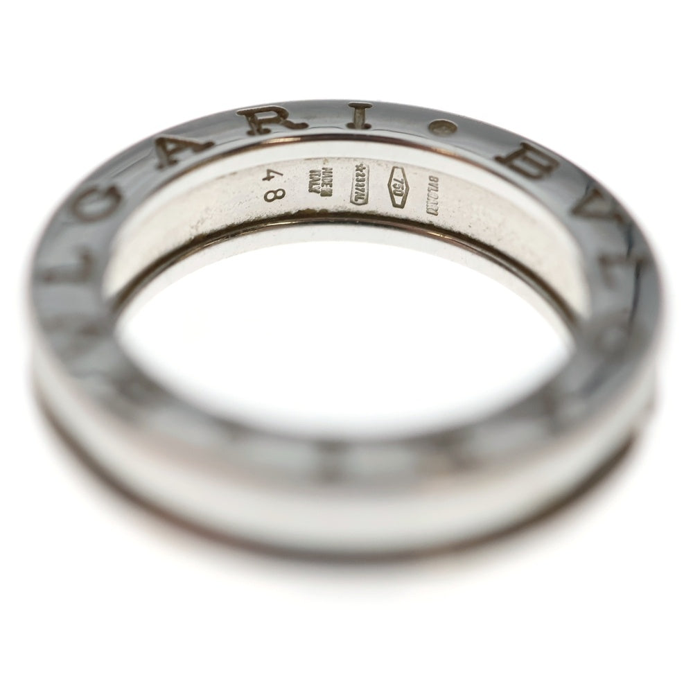 BVLGARI(ブルガリ) B-zero1 ビーゼロワン 1バンド リング Au750 ホワイトゴールド