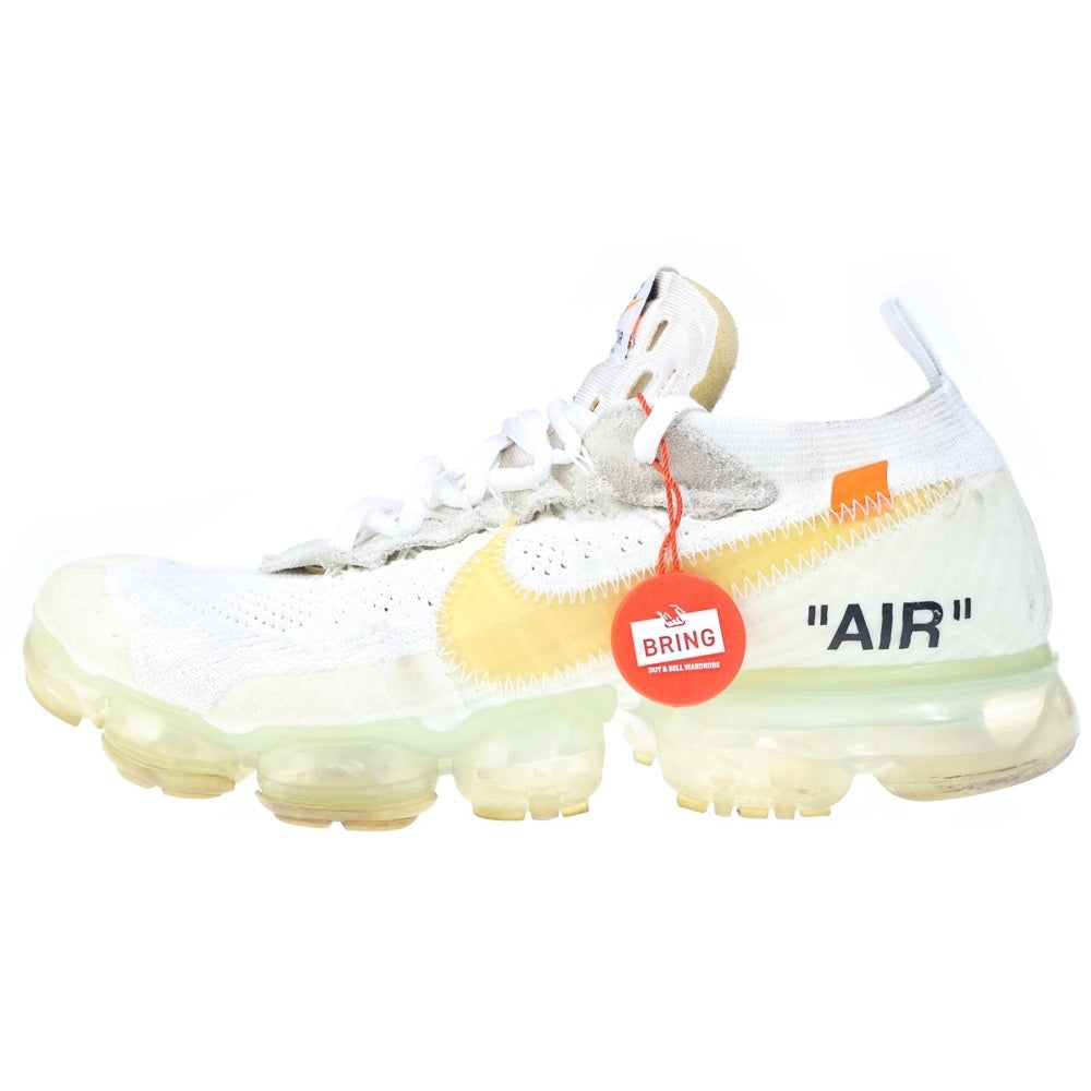 NIKE(ナイキ) ×OFF-WHITE THE 10 AIR VAPORMAX FK AA3831-100 オフホワイト ザテン エアヴェイパーマックス フライニット ローカットスニーカー US8.5/26.5cm ホワイト