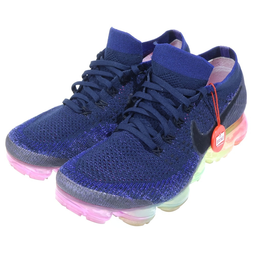 NIKE(ナイキ) AIR VAPORMAX BE TRUE 883275-400 エアヴェイパーマックス ビートゥルー ローカットスニーカー US9/27.0cm ブルー